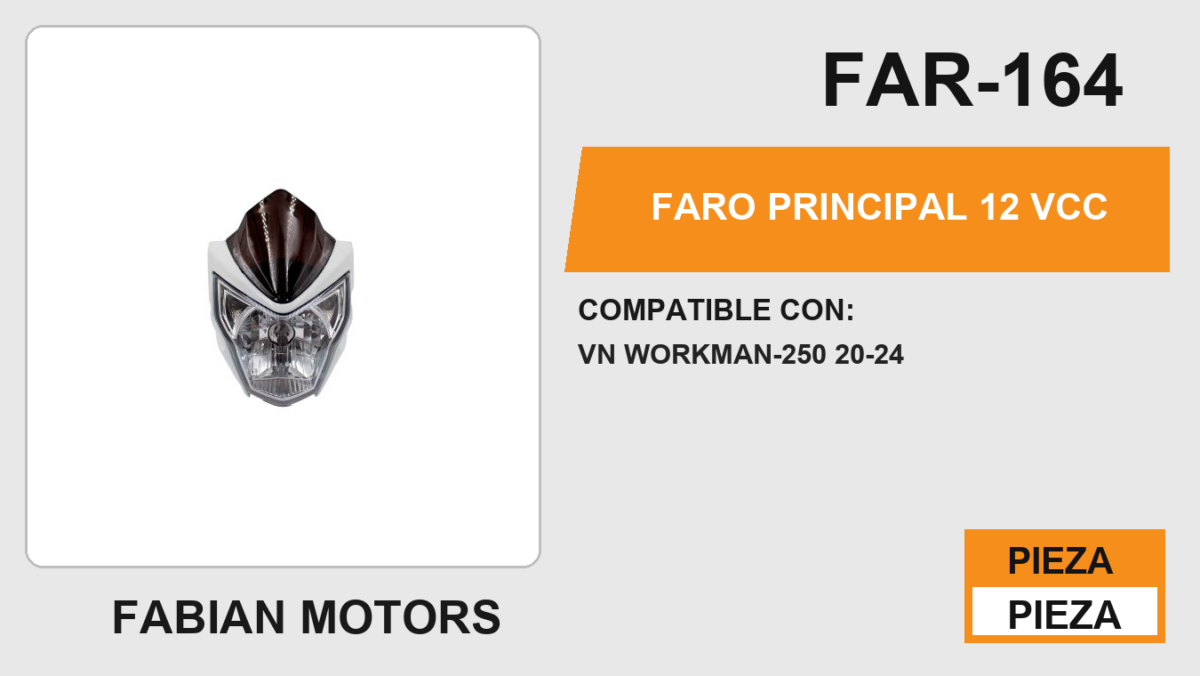 FARO PRINCIPAL 12Vcc
