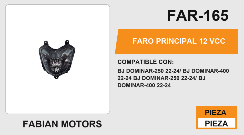 FARO PRINCIPAL 12Vcc