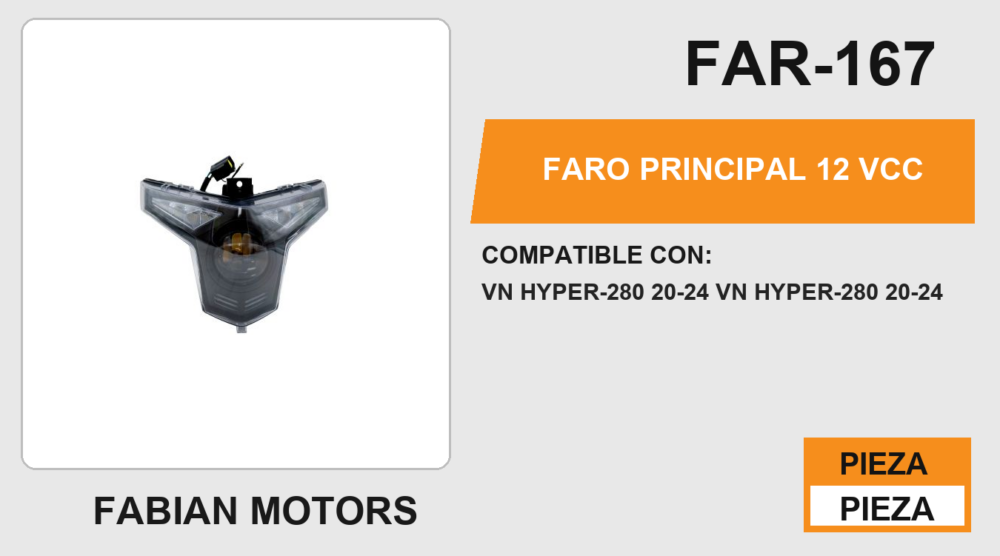 FARO PRINCIPAL 12Vcc