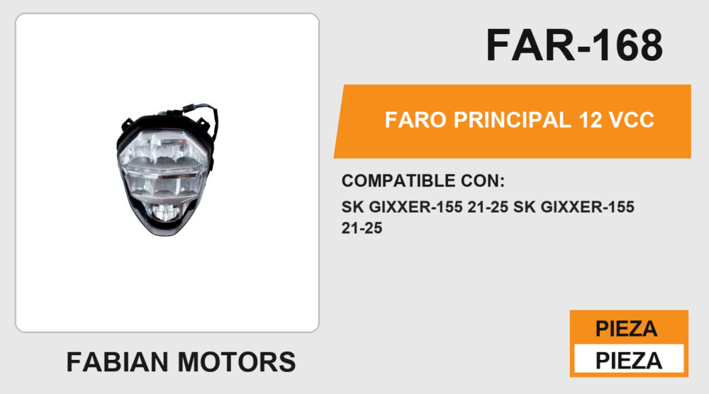 FARO PRINCIPAL 12Vcc