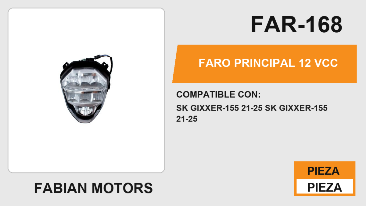 FARO PRINCIPAL 12Vcc
