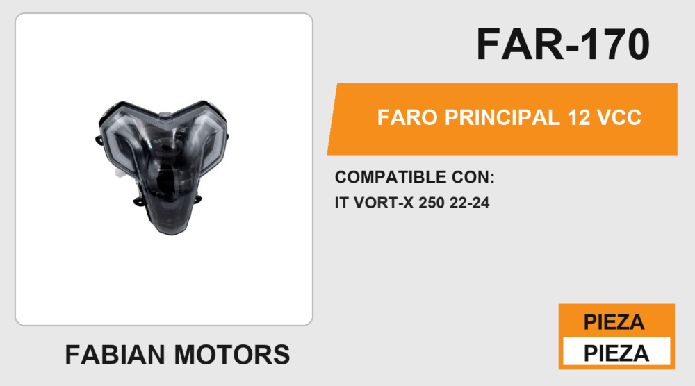 FARO PRINCIPAL 12Vcc