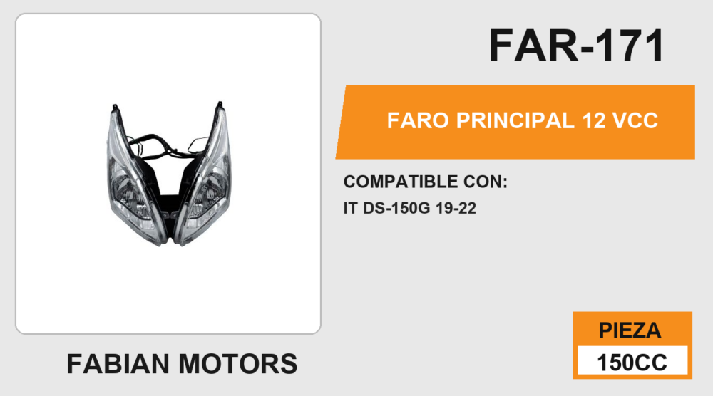 FARO PRINCIPAL 12Vcc