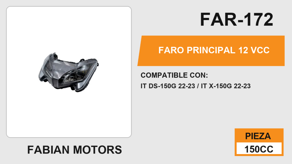 FARO PRINCIPAL 12Vcc