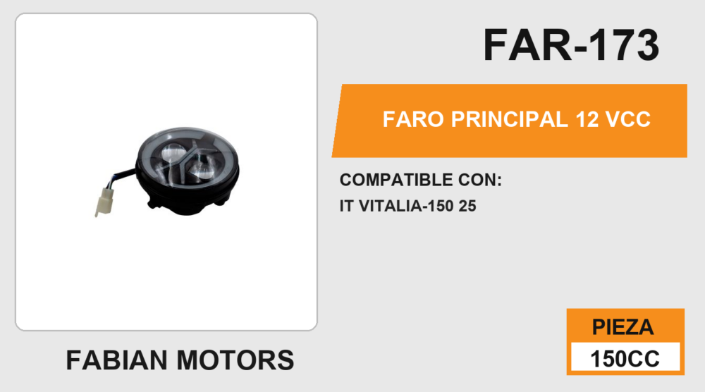 FARO PRINCIPAL 12Vcc