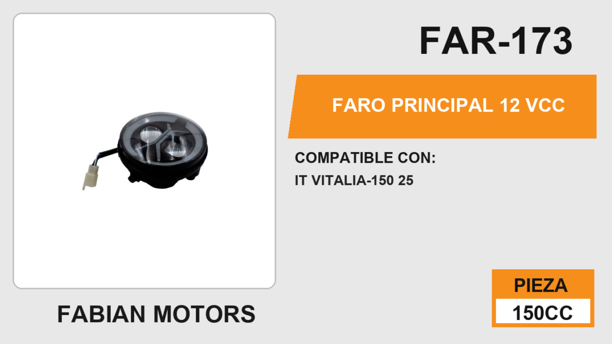 FARO PRINCIPAL 12Vcc