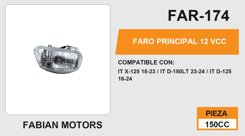 FARO PRINCIPAL 12Vcc