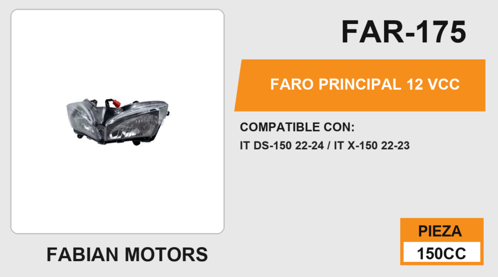 FARO PRINCIPAL 12Vcc