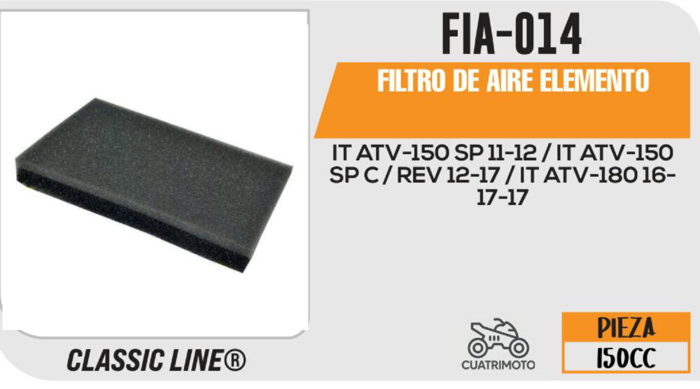 FILTRO DE AIRE ELEMENTO