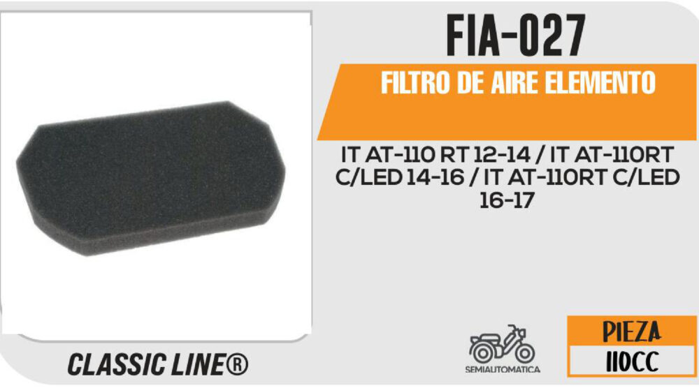 FILTRO DE AIRE ELEMENTO