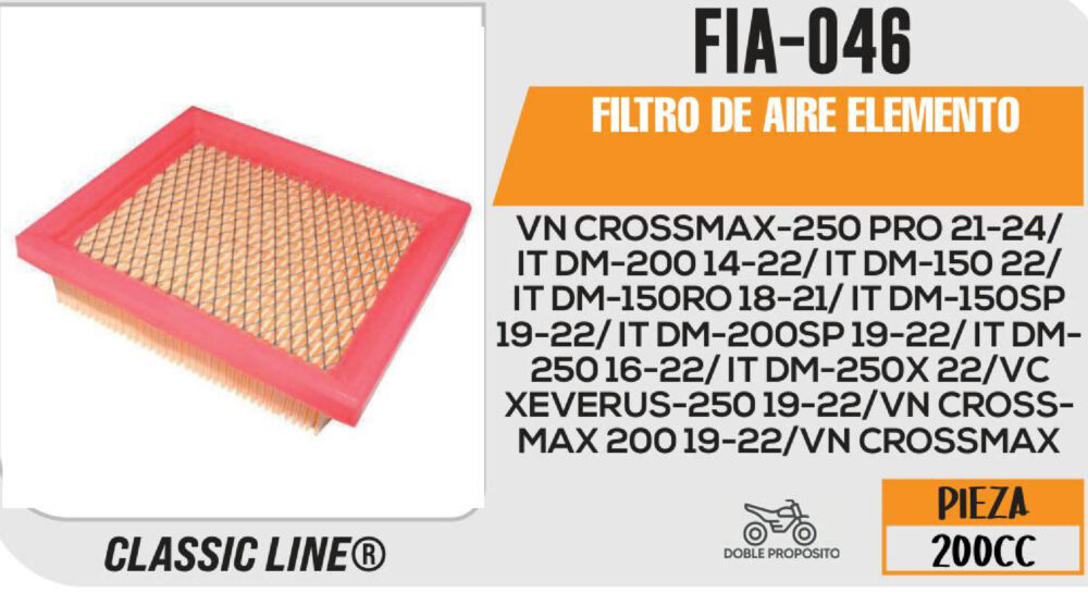 FILTRO DE AIRE ELEMENTO