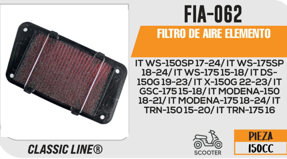 FILTRO DE AIRE ELEMENTO