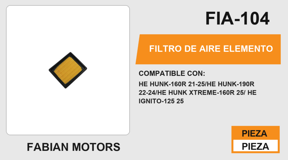 FILTRO DE AIRE ELEMENTO