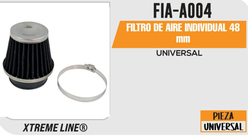 FILTRO DE AIRE INDIVIDUAL 48mm