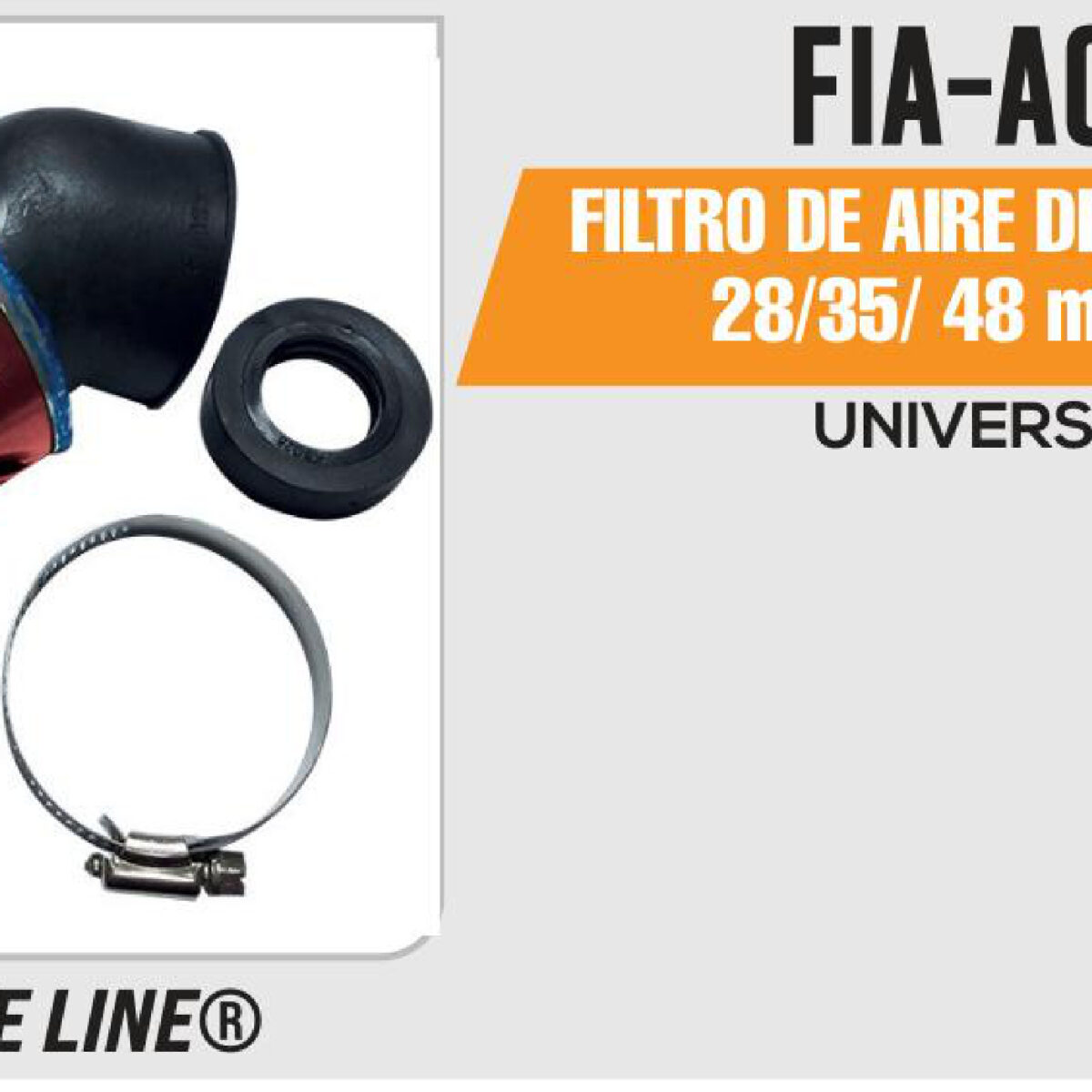 FILTRO DE AIRE DE ALTO FLUJO 28 / 35 / 48mm ROJO