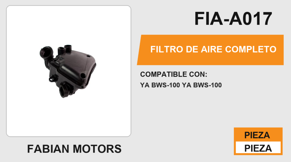 FILTRO DE AIRE COMPLETO