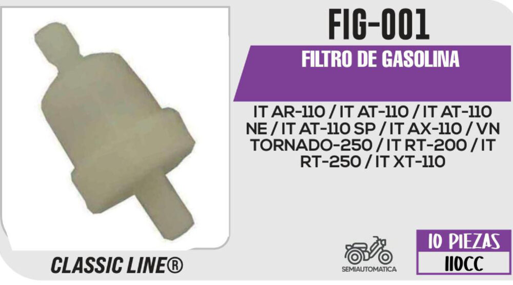 FILTRO DE GASOLINA