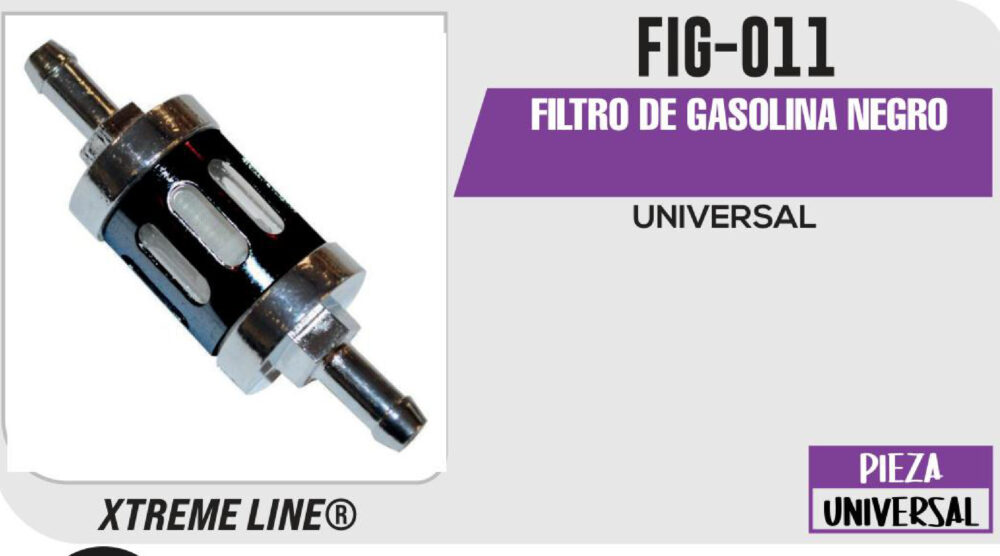 FILTRO DE GASOLINA NEGRO