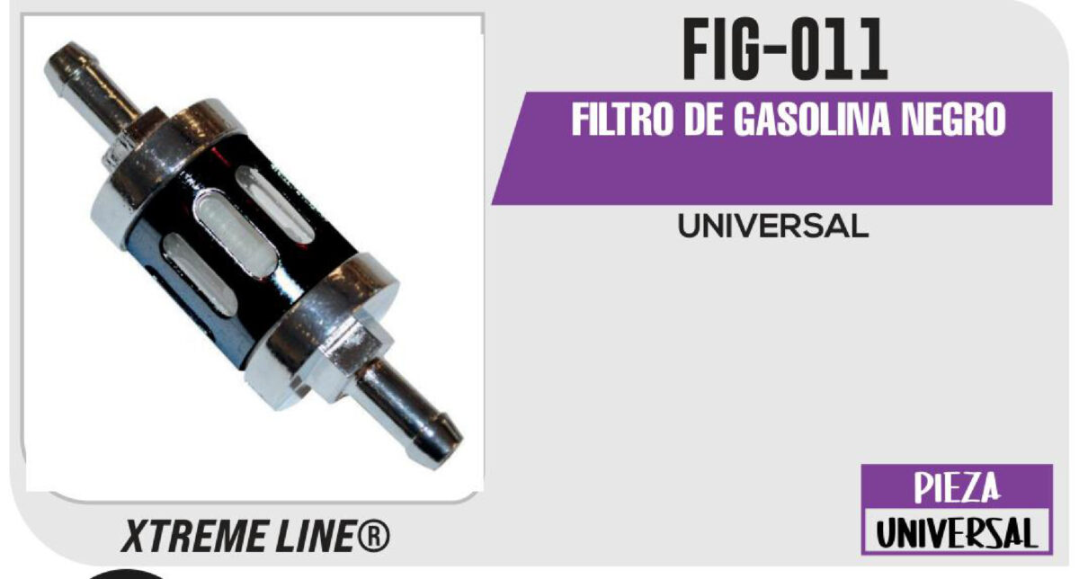 FILTRO DE GASOLINA NEGRO