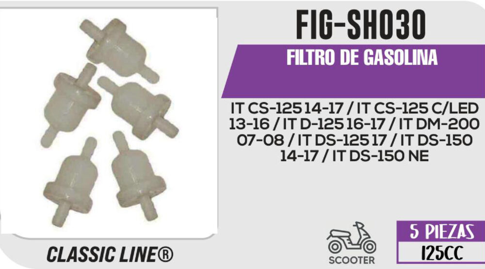 FILTRO DE GASOLINA