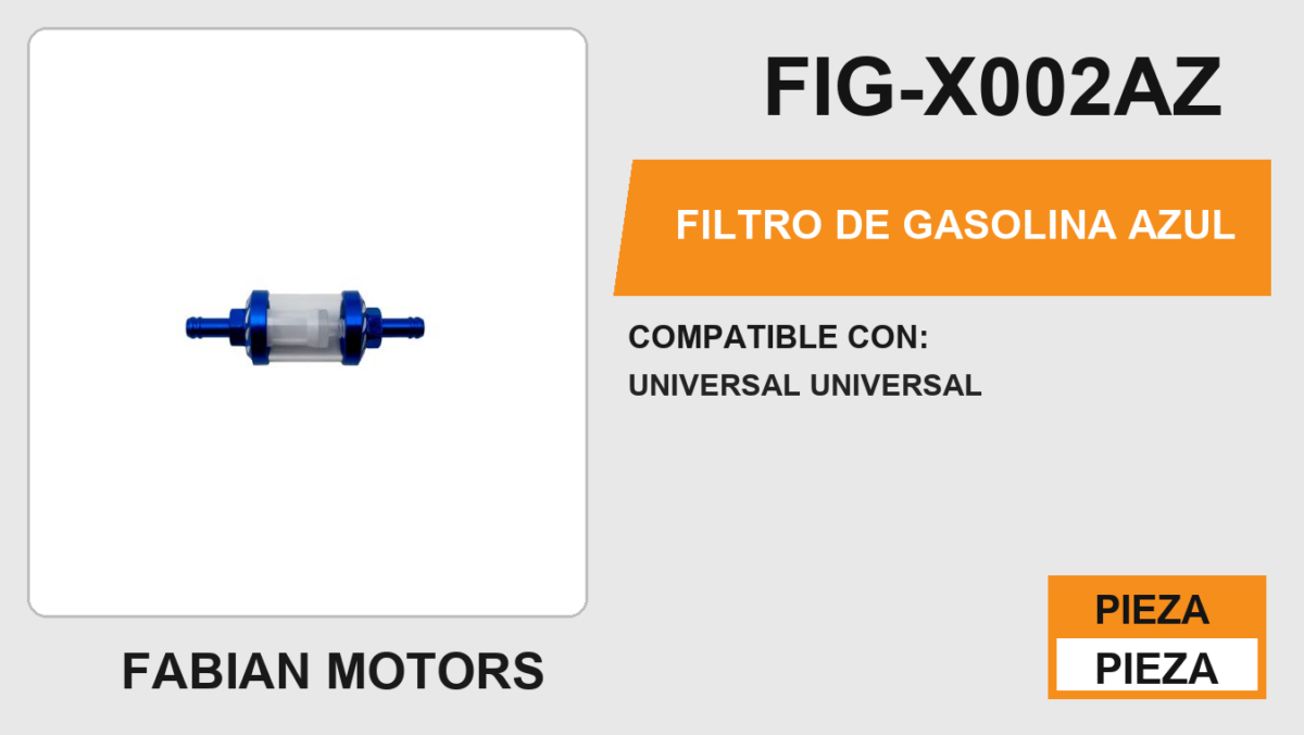 FILTRO DE GASOLINA AZUL