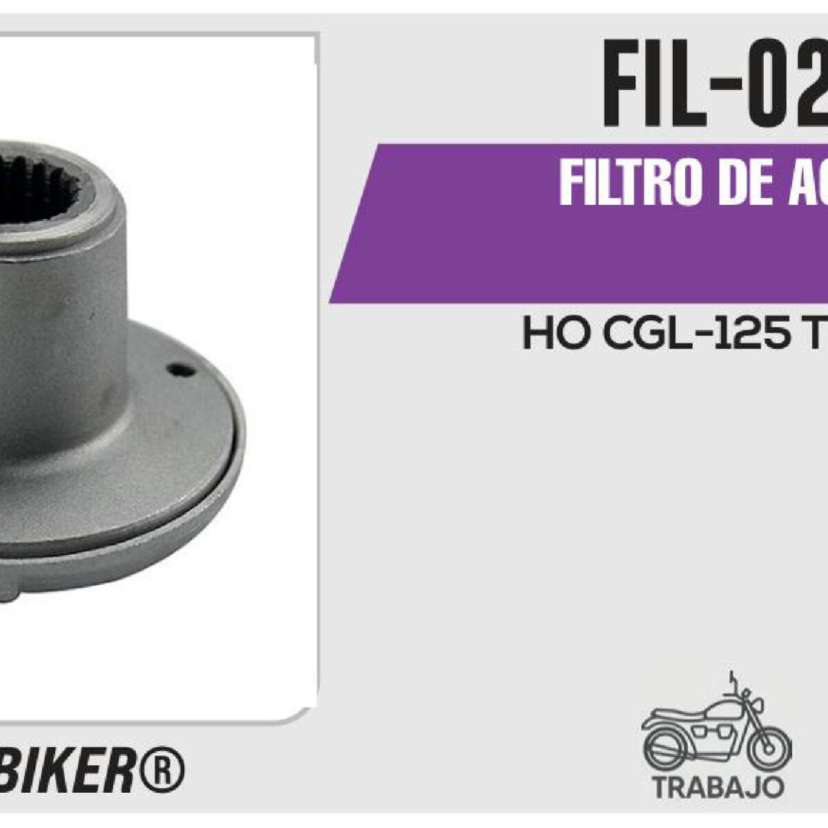FILTRO DE ACEITE METALICO
