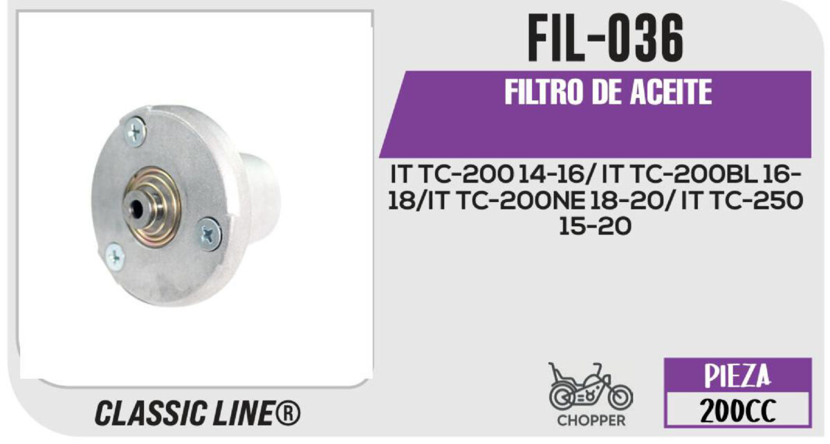 FILTRO DE ACEITE