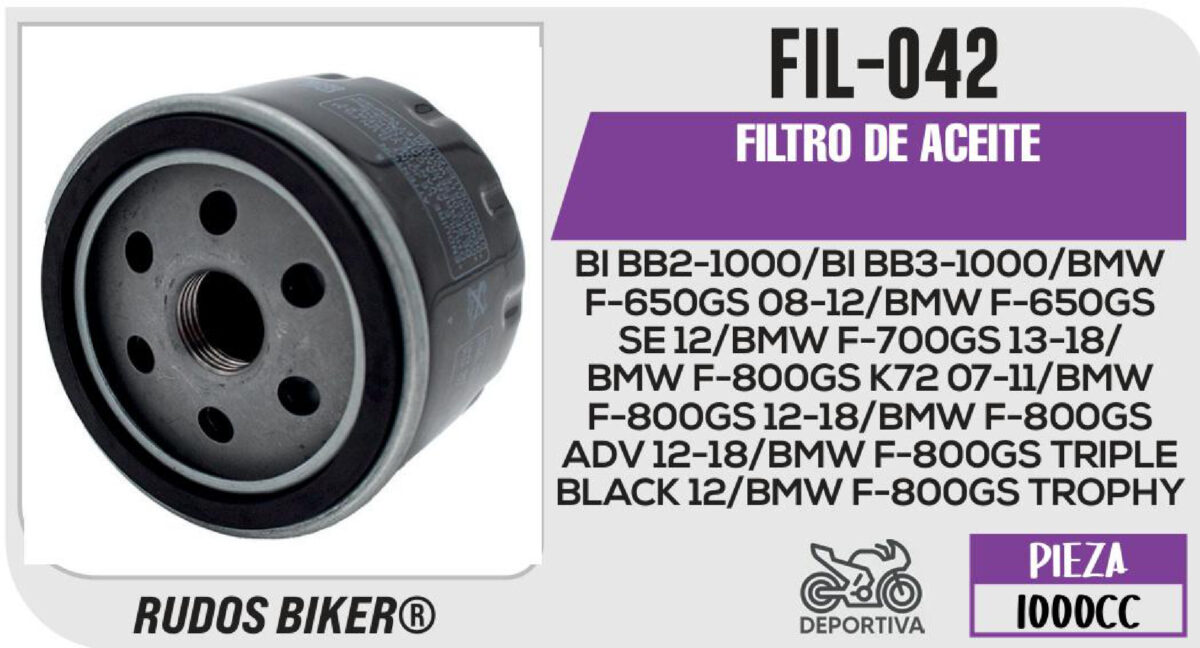 FILTRO DE ACEITE