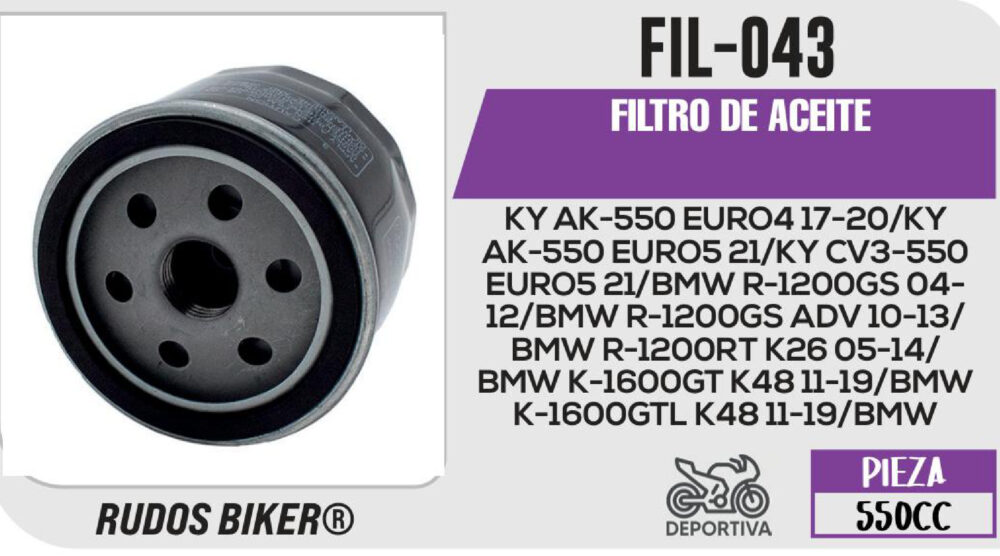 FILTRO DE ACEITE