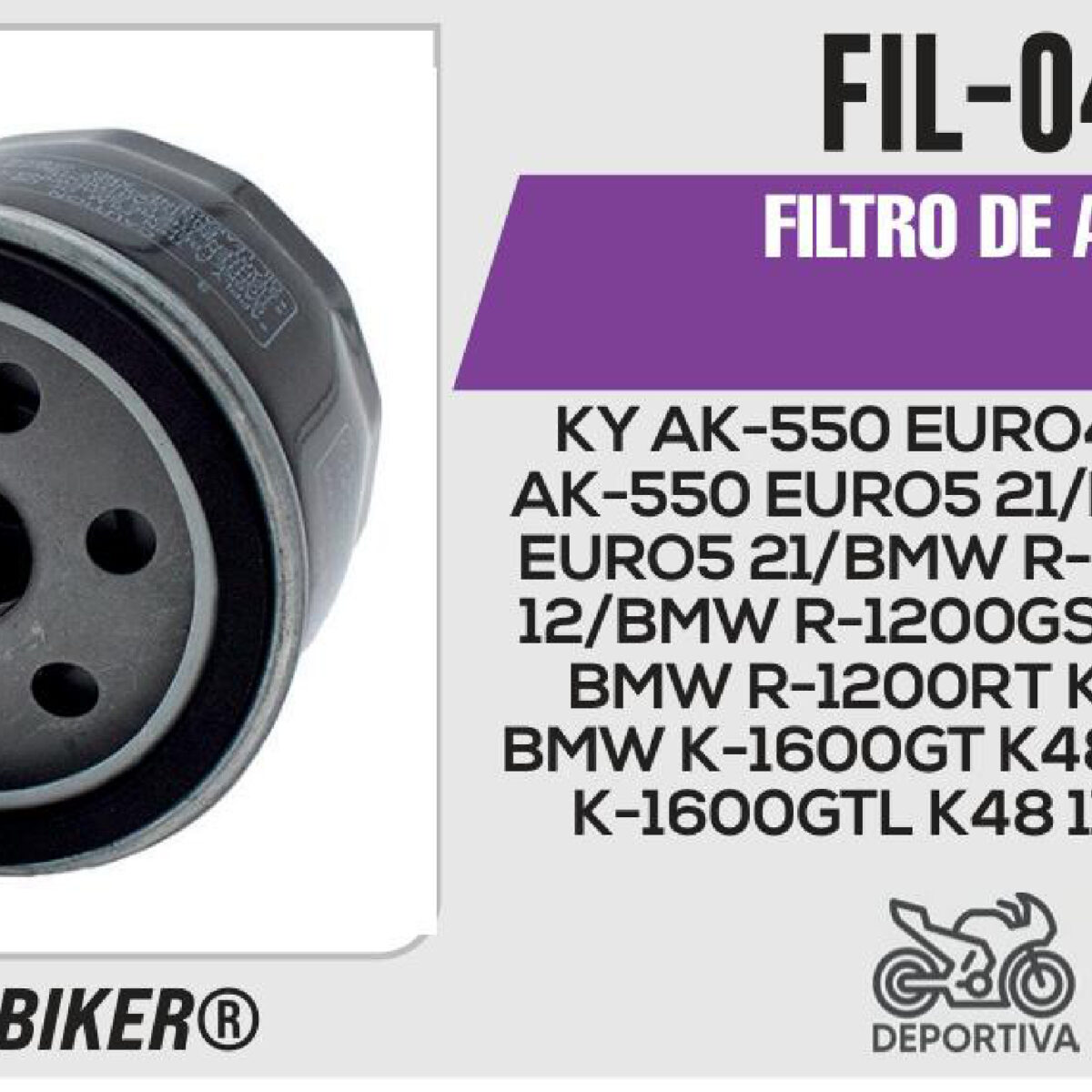 FILTRO DE ACEITE