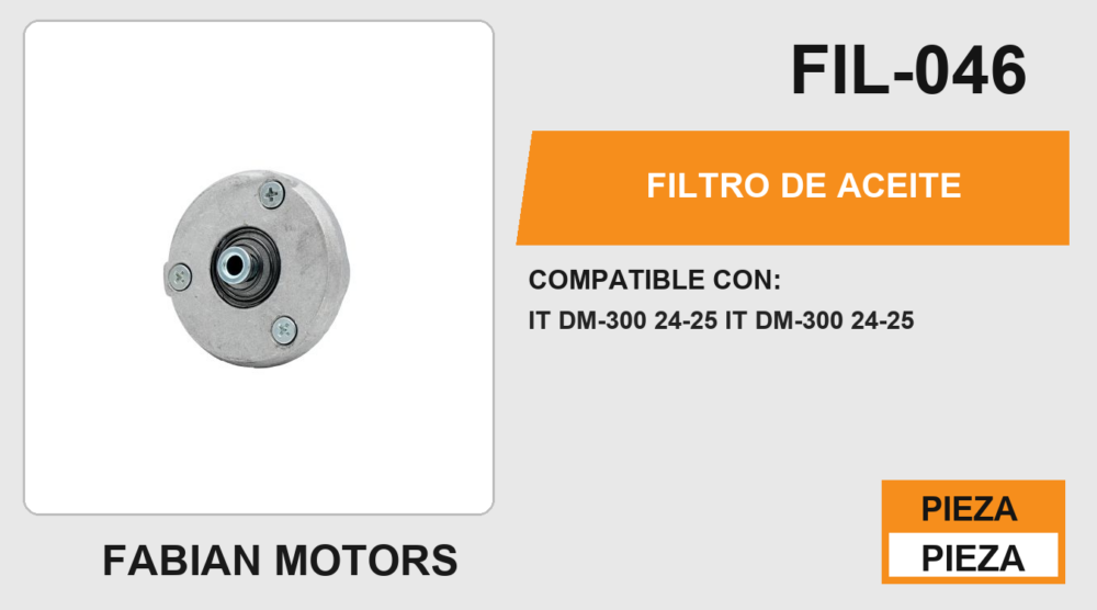 FILTRO DE ACEITE