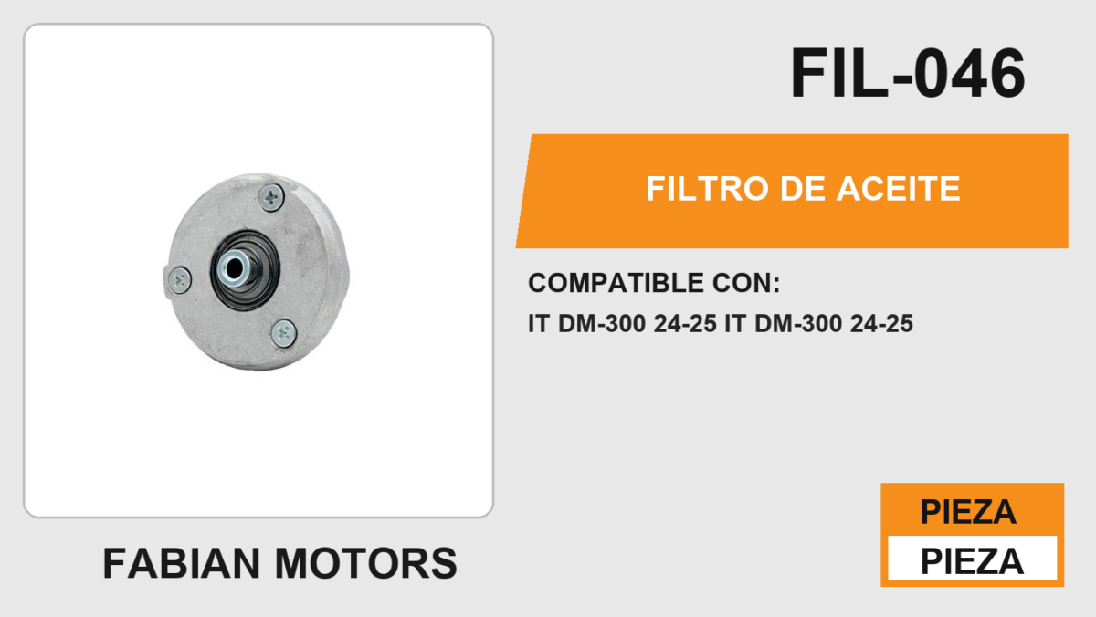 FILTRO DE ACEITE