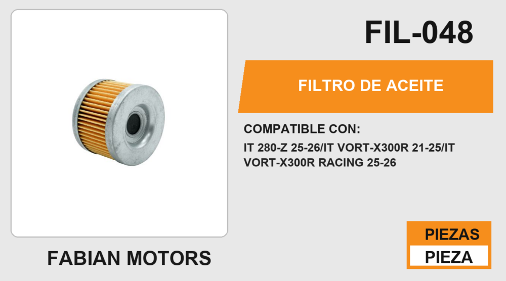 FILTRO DE ACEITE