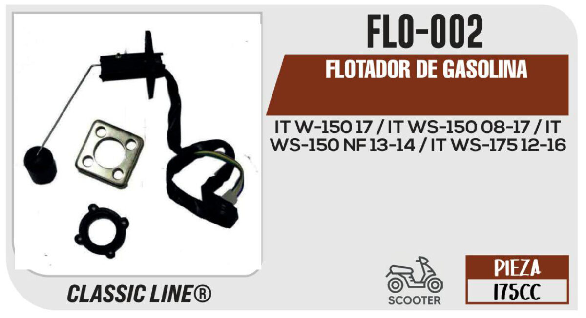 FLOTADOR DE GASOLINA