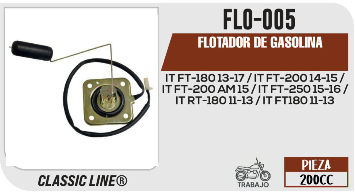 FLOTADOR DE GASOLINA