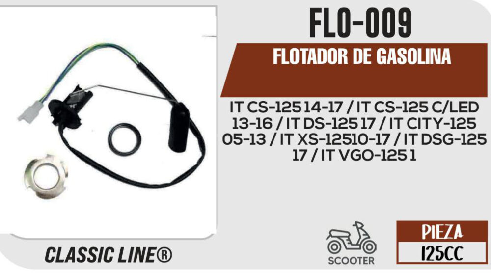 FLOTADOR DE GASOLINA