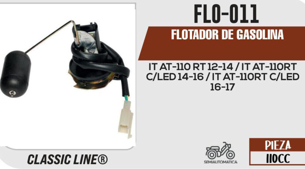 FLOTADOR DE GASOLINA