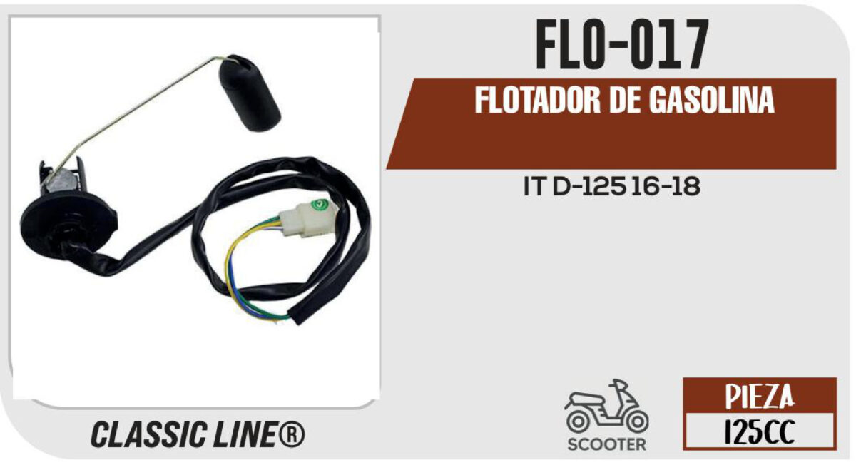 FLOTADOR DE GASOLINA