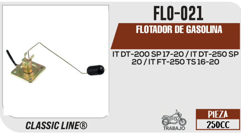 FLOTADOR DE GASOLINA
