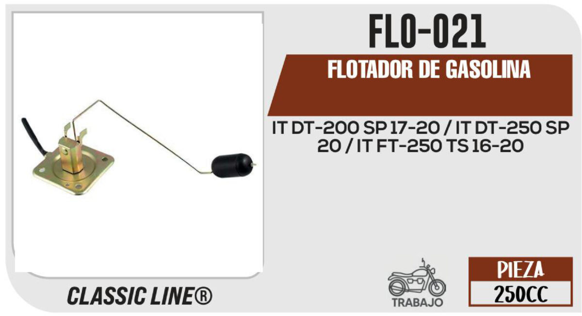 FLOTADOR DE GASOLINA