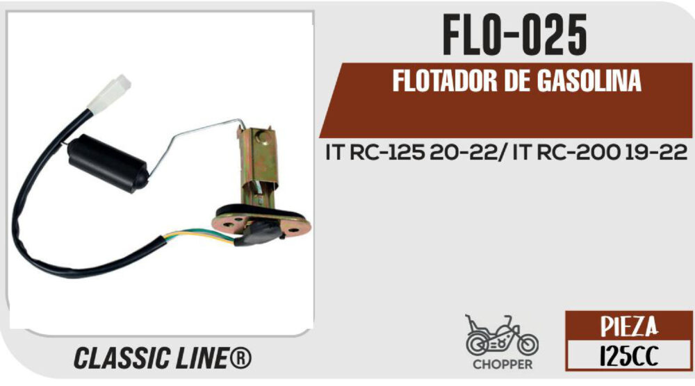 FLOTADOR DE GASOLINA