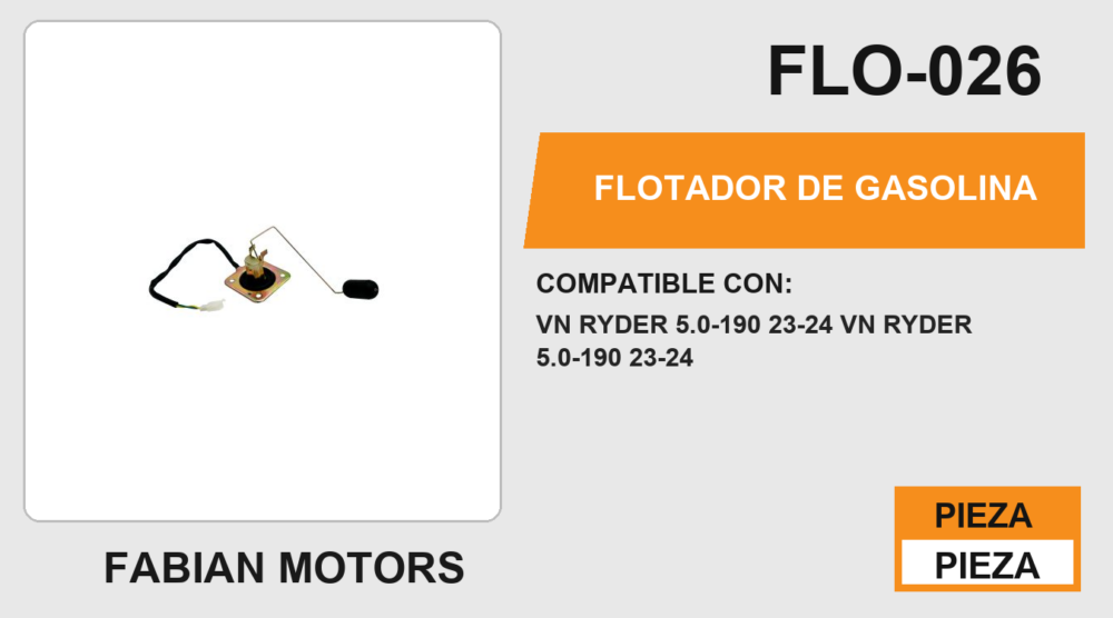 FLOTADOR DE GASOLINA