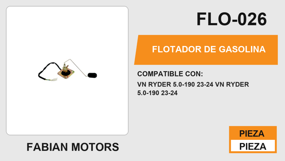 FLOTADOR DE GASOLINA