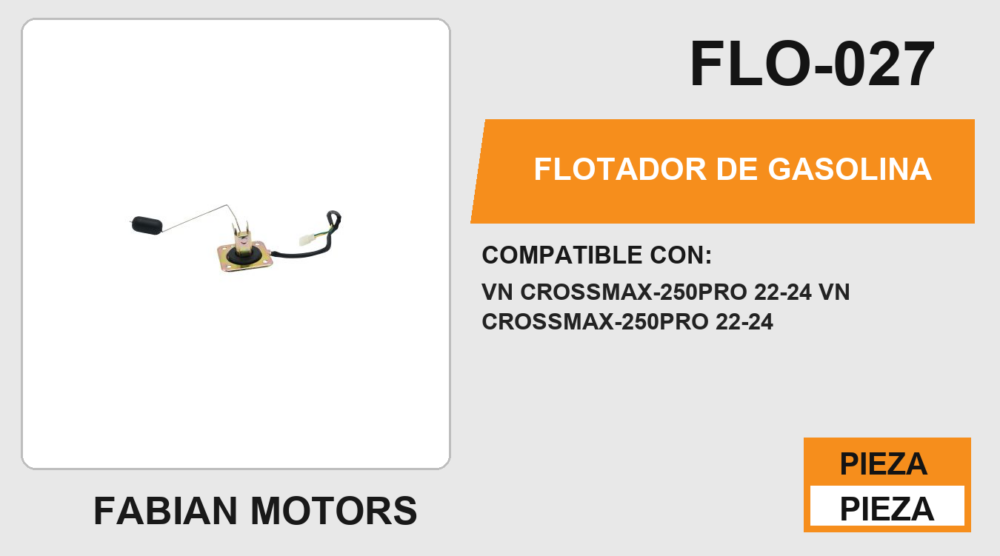 FLOTADOR DE GASOLINA