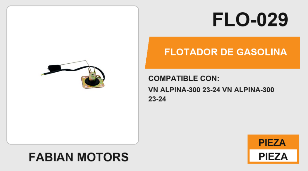 FLOTADOR DE GASOLINA
