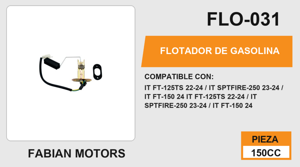 FLOTADOR DE GASOLINA
