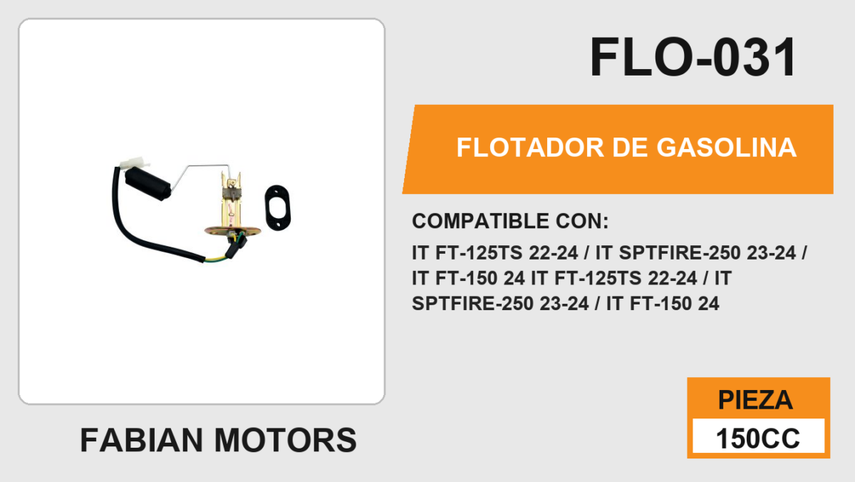 FLOTADOR DE GASOLINA
