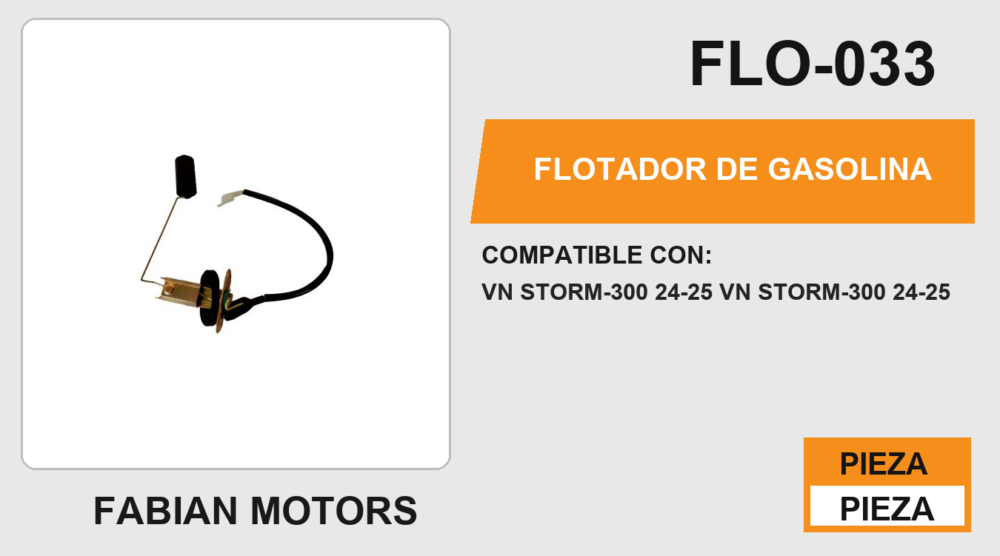 FLOTADOR DE GASOLINA