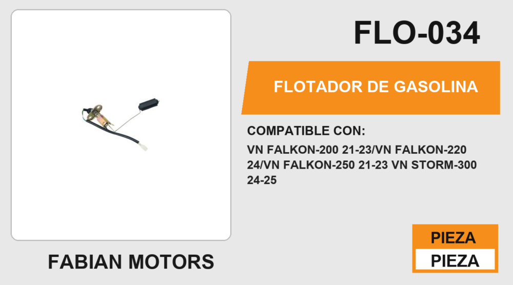 FLOTADOR DE GASOLINA