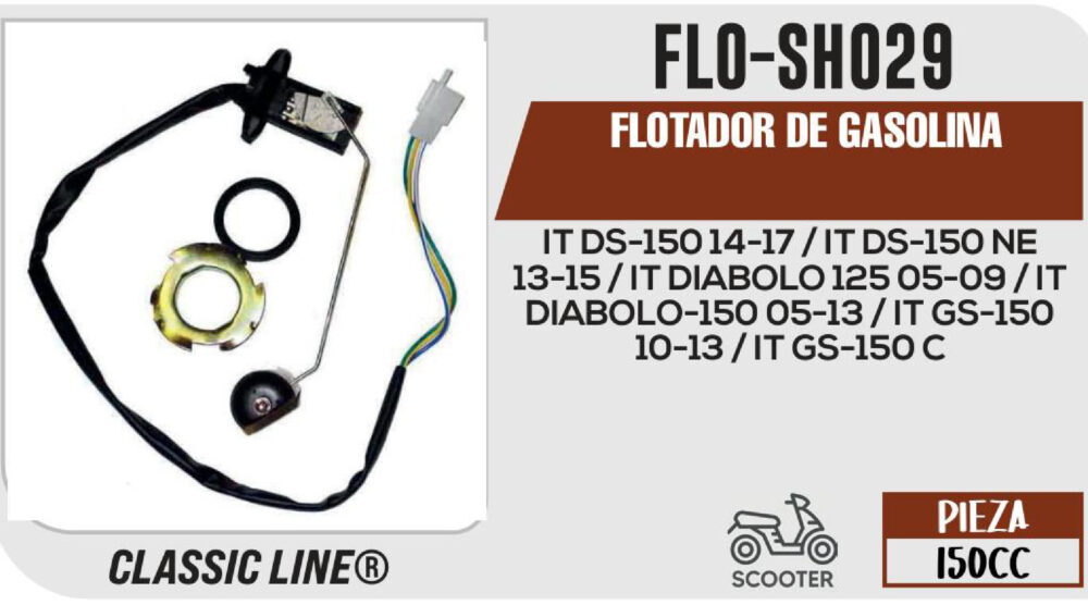 FLOTADOR DE GASOLINA